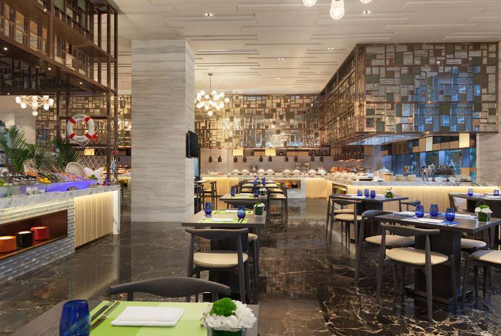 Wyndham Grand Xiamen Haicang Restoran fotoğraf